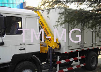 Durable Commercial Knuckle Boom Truck Mounted Crane , 3200kg 6.72 T.M Lifting