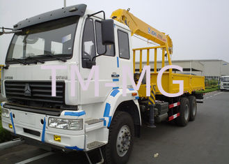 10 Ton Telescopic Boom Truck Mounted Crane,  With 13.5m Max Lifting height For Construction