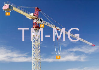 H3 / 36B Construction Tower Crane , 60m 12 Tons Luffing Tower Crane