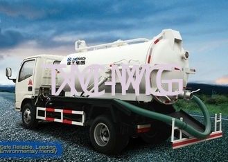9.0L Special Purpose Vehicles, Vac Truck For Transporting Feces / Sludge / Screes