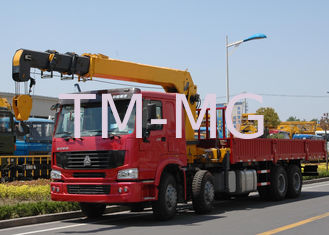 3955 kg Truck Mounted Telescopic Boom Truck Crane  For City Construction
