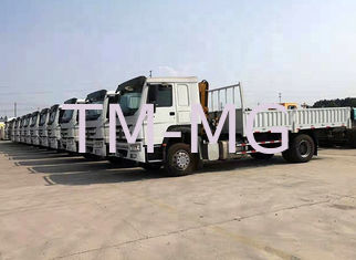 CE truck mounted knuckle boom cranes , truck mobile crane Hydraulic Arm
