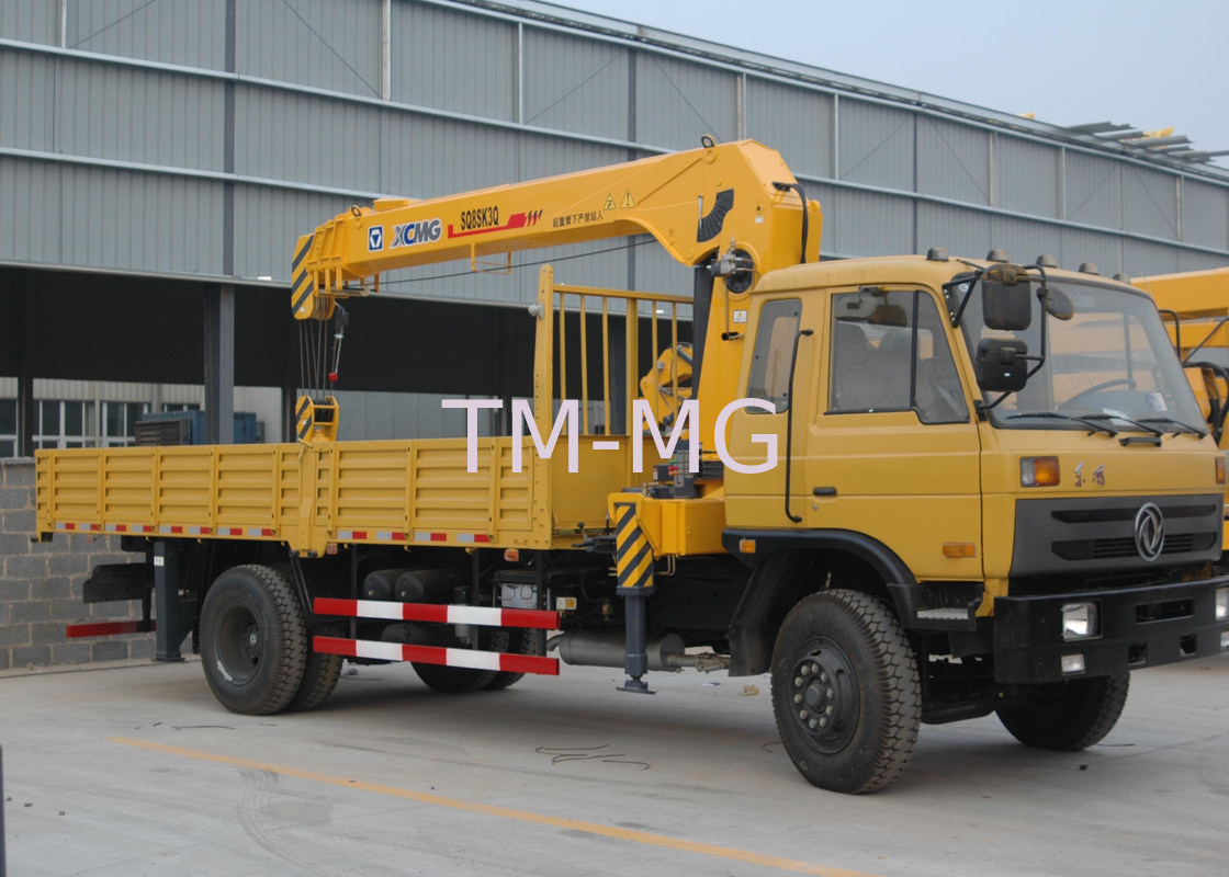 Durable Cargo Mobile Truck Loader Crane With 55 L/min Max Oil Flow