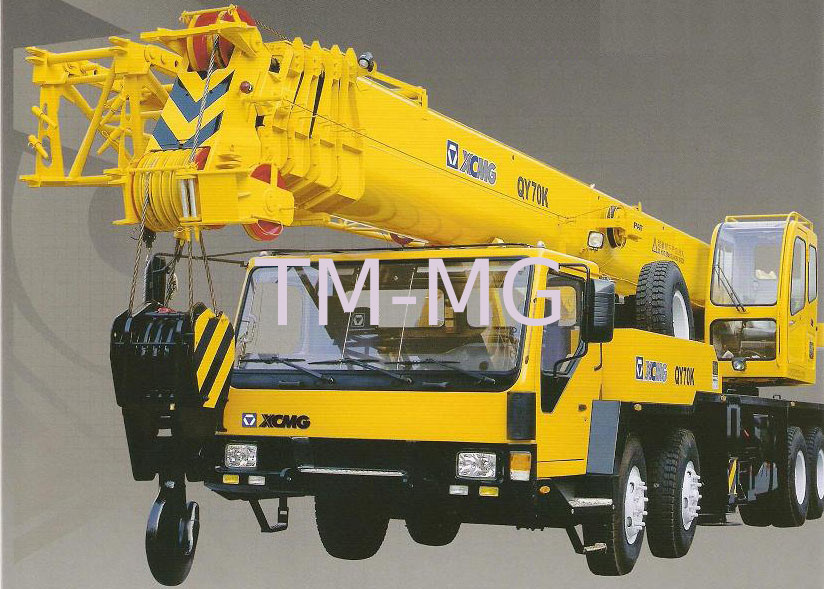 Extended Boom Hydraulic Mobile Crane Large Working Scope QY70KI