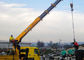 14 Ton vehicle mounted crane Telescopic Boom Driven By Hydraulic , 35 T.M