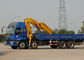 Durable Hydraulic Knuckle Boom Truck Mounted Crane , 16 Ton Truck Loader Crane