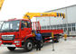 Hydraulic 12 ton Cargo Lorry-Mounted Crane With Telescopic Boom