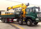 16 Ton Telescopic Boom Truck Mounted Crane With 80 L/min , Heavy Duty