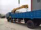 New XCMG hydralic Telescopic Boom Truck Loader Crane , 8T Truck Mounted Crane