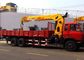 14 Ton truck mounted telescopic boom crane Driven By Hydraulic , 35 TM