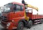 16 Ton Cargo Folding boom truck crane rental For Telecommunications facilities