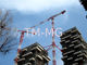 60M 12TON FLAT TOP Luffing Construction Tower Crane With  Electrical Control System XGTT200