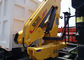Fast and Effective  Hydraulic Truck Mounted Crane For Transporting Materials , 11meters Lifting Height