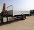 CE truck mounted knuckle boom cranes , truck mobile crane Hydraulic Arm