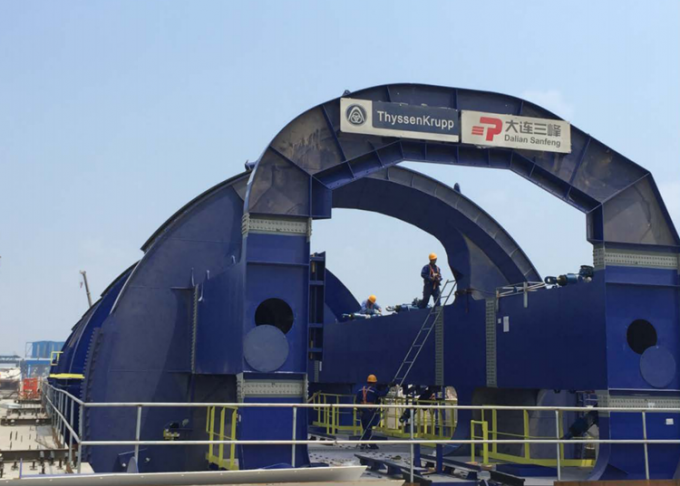 Tipper Machine Drive Hydraulic Drive System Material Handling Machine Mining Dumper / Tipper ...
