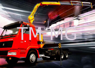 Effective 5T Knuckle Boom Truck Mounted Crane Lifting For Landscape Jobs