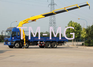 Durable Hydraulic Knuckle Boom Truck Mounted Crane , 16 Ton Truck Loader Crane