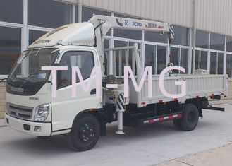 Durable Wire Rope Telescoping Truck Mounted Crane 1105kg With 30L Oil Tank