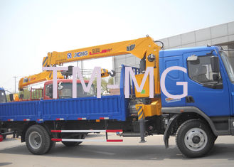 Telescopic Boom Truck Mounted Crane 6.3 Ton For Safety Transportion