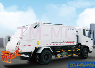 Self Compress Special Purpose Vehicles Rear Loader Garbage Truck