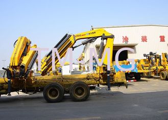 14T Mobile cargo crane truck knuckle boom Safety Transportation