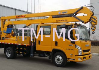 Durable XCMG Basket Truck Mounted Lift , 5 Ton Aerial Platform Truck