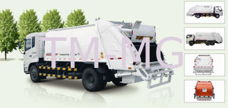 Self Compress Rear Loader Garbage Truck