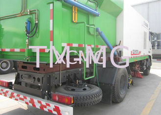 8tons Multifunction Truck Mounted Sweeper , Special Purpose Vehicles Sweeping Trucks