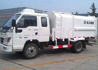 Self Dumping Side Loader Garbage Compactor Truck 3tons Special Purpose Vehicles
