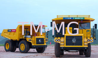 Hybrid Power Coal Unloading Equipment , 45 Ton Electric Mining Dump Truck