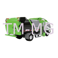 Side Loading Special Purpose Vehicles Compactor Kitchen Garbage Truck 6m³