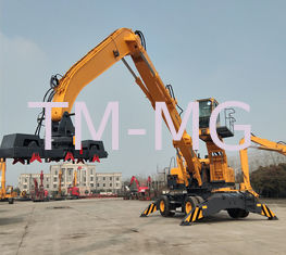 Electic Fuel Power Material Handling Wheeled Crane WLYS35 Grab Crane