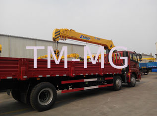 Hydraulic Telescopic Truck With Crane 16.5 Meters Lifting Height