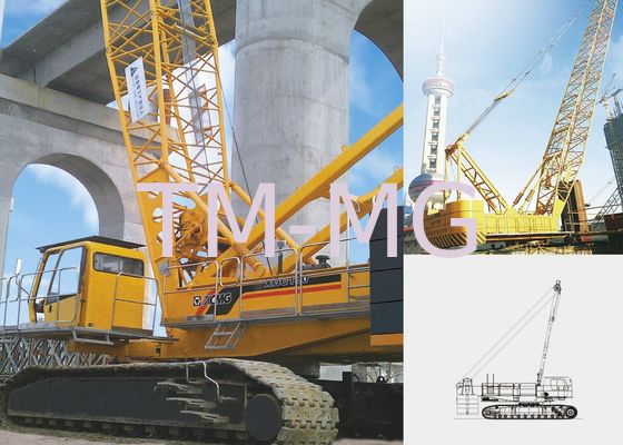 quality  Jib Tracked Hydraulic Crawler Crane QUY130, Knuckle Boom Crane for Lifting Heavy Things factory
