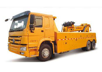 Durable Hydraulic Highway / Road Accident Wrecker Tow Truck With Crane Arm