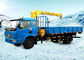 Durable Hydraulic Truck Loader Crane , Boom Truck Crane 3.2 Ton