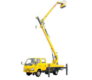 2T Lifting Capacity XCMG Bucket articulating boom truck 360 Slewing Angles