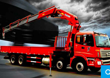 16 Ton Cargo Folding boom truck crane rental For Telecommunications facilities