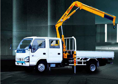 CE truck mounted knuckle boom cranes , truck mobile crane Hydraulic Arm