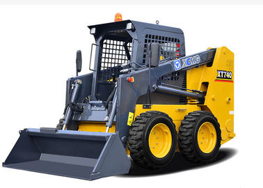 Mini All wheel drive XCMG power rent skid steer loader XT740 skid steering for Sale