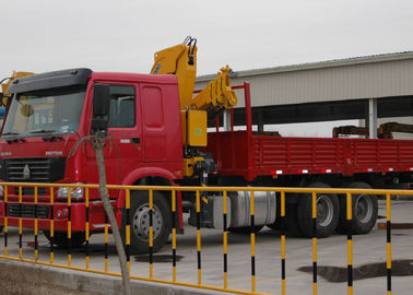 Commercial Knuckle Boom Truck Mounted Crane , 6300kg Weight for Lifting