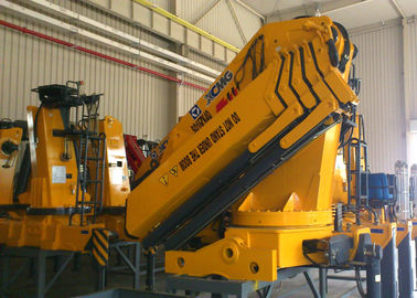 Durable Hydraulic Knuckle Boom Truck Mounted Crane , 16 Ton Truck Loader Crane