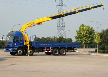 Durable Hydraulic Knuckle Boom Truck Mounted Crane , 16 Ton Truck Loader Crane