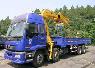 Durable Hydraulic Knuckle Boom Truck Mounted Crane , 16 Ton Truck Loader Crane