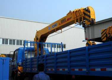 Durable 8 Ton Lifting Capacity Truck Loader Crane With Telescopic Boom