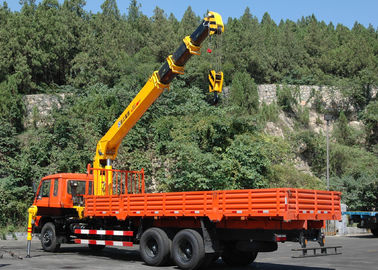 Durable XCMG 12 Ton Loader Boom Truck Crane , 14.5m Lifting Height