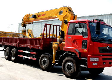 16 Ton Telescopic Boom Truck Mounted Crane With 80 L/min , Heavy Duty