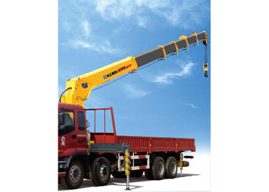 16 Ton Telescopic Boom Truck Mounted Crane With 80 L/min , Heavy Duty