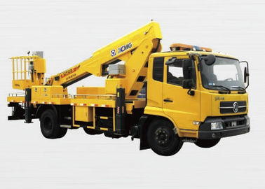 XCMG Rotary Platform Boom Lift Truck , Three Telescopic Arms