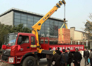 Hydraulic Lifting Telescopic Boom Truck Crane Mounted 2270 kg Crane